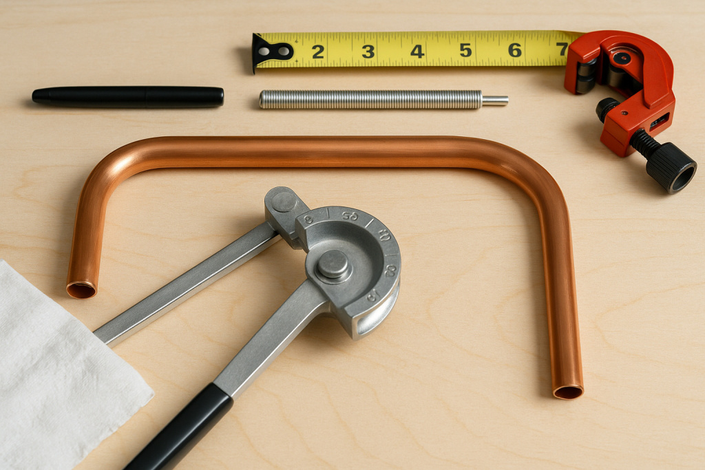 100%-й совет как правильно согнуть медную трубку